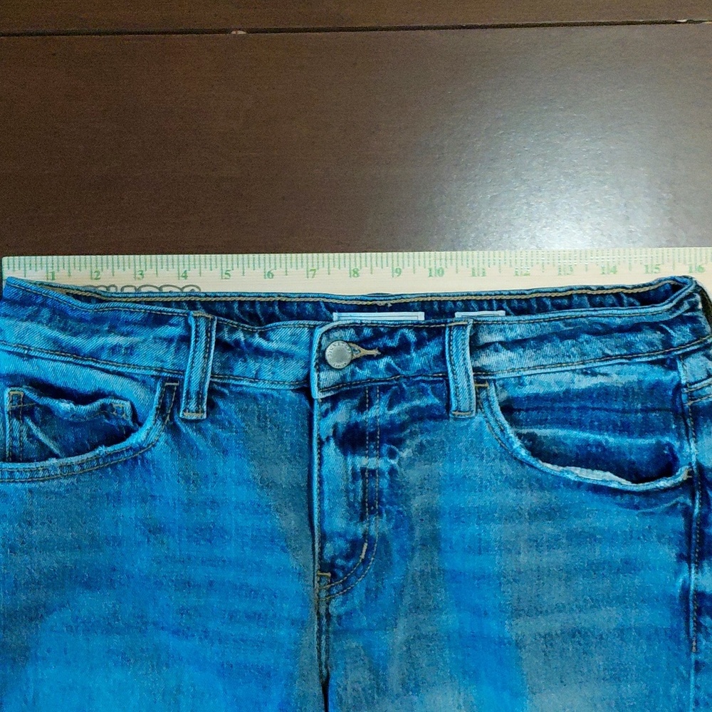 EUC KanCan Sz 28 Style Estilo  Distressed Denim Shorts - Picture 6 of 8